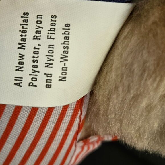 Vintage 1986 Wendys Dudley Furskins Plush Stuffed Toy Teddy Bear 7" w Tag - Picture 7 of 9